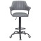 Барный стул Onder Mebli JEFF BAR BK-Office Серый 1001 Экокожа-1-thumb