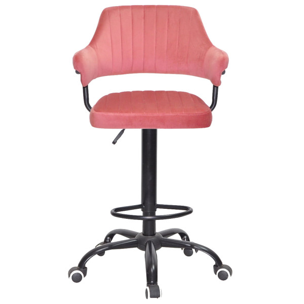 Барный стул Onder Mebli JEFF BAR BK-Office Терракотовый B-1018 Бархат-1