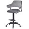 Барный стул Onder Mebli JEFF BAR BK-Office Серый B-1034 Бархат-1-thumb