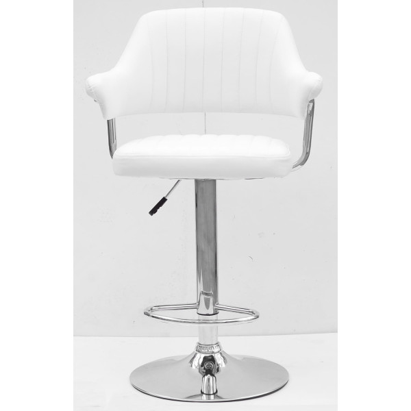 Барный стул Onder Mebli Jeff BAR CH-BASE Белый Экокожа-1