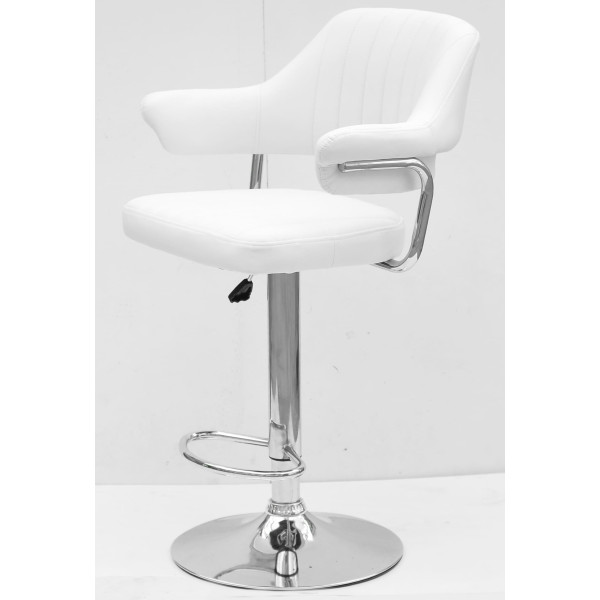 Барный стул Onder Mebli Jeff BAR CH-BASE Белый Экокожа-2