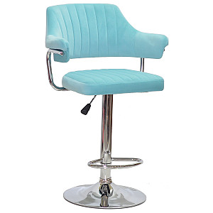 Барный стул Onder Mebli JEFF BAR CH-BASE Голубой B-1019 Бархат