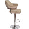 Барный стул Onder Mebli JEFF BAR CH-BASE Кофейный B-1042 Бархат-1-thumb