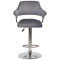 Барный стул Onder Mebli JEFF BAR CH-BASE Серый B-1034 Бархат-2-thumb