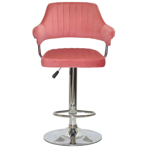 Барный стул Onder Mebli JEFF BAR CH-BASE Терракотовый B-1018 Бархат-1