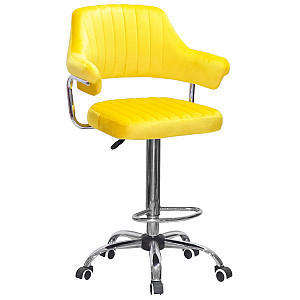 Барный стул Onder Mebli JEFF BAR CH-Office Желтый B-1027 Бархат