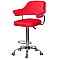 Барний стілець Onder Mebli JEFF BAR CH-Office Червоний B-1016 Оксамит-1-thumb