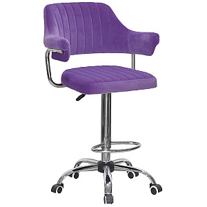 Барный стул Onder Mebli JEFF BAR CH-Office Пурпурный B-1013 Бархат