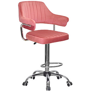 Барный стул Onder Mebli JEFF BAR CH-Office Терракотовый B-1018 Бархат