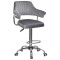 Барный стул Onder Mebli JEFF BAR CH-Office Серый B-1034 Бархат-0-thumb