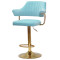 Барний стілець Onder Mebli JEFF BAR GD-BASE Блакитний B-1019 Оксамит-1-thumb
