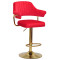 Барний стілець Onder Mebli JEFF BAR GD-BASE Червоний B-1016 Оксамит-0-thumb