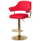 Барний стілець Onder Mebli JEFF BAR GD-BASE Червоний B-1016 Оксамит-1-thumb