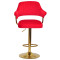 Барний стілець Onder Mebli JEFF BAR GD-BASE Червоний B-1016 Оксамит-2-thumb