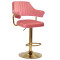 Барний стілець Onder Mebli JEFF BAR GD-BASE Теракотовий B-1018 Оксамит-0-thumb