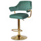 Барний стілець Onder Mebli JEFF BAR GD-BASE Зелений B-1036 Оксамит-2-thumb