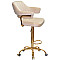 Барний стілець Onder Mebli JEFF BAR GD-Office Бежевий B-1032 Оксамит-1-thumb