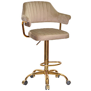 Барный стул Onder Mebli JEFF BAR GD-Office Кофейный B-1042 Бархат