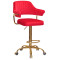 Барний стілець Onder Mebli JEFF BAR GD-Office Червоний B-1016 Оксамит-0-thumb
