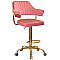 Барний стілець Onder Mebli JEFF BAR GD-Office Теракотовий B-1018 Оксамит-0-thumb