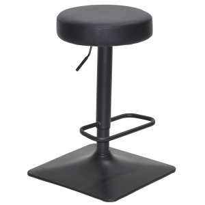 Барный стул Onder Mebli KEY BAR 4-BK-BASE Черный Экокожа