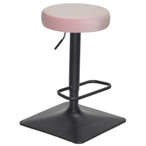 Барный стул Onder Mebli KEY BAR 4-BK-BASE Розовый B-1021 Бархат