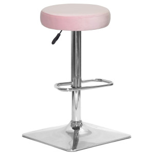Барный стул Onder Mebli KEY BAR 4-CH-BASE Розовый B-1021 Бархат