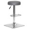Барный стул Onder Mebli KEY BAR 4-CH-BASE Серый 1001 Экокожа-0-thumb