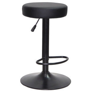 Барный стул Onder Mebli KEY BAR BK-BASE Черный Экокожа