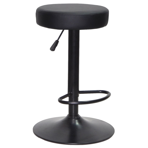 Барний стілець Onder Mebli KEY BAR BK-BASE Чорний Екошкіра-0