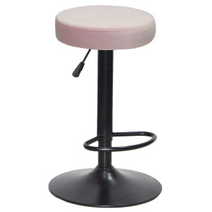 Барный стул Onder Mebli KEY BAR BK-BASE Розовый B-1021 Бархат