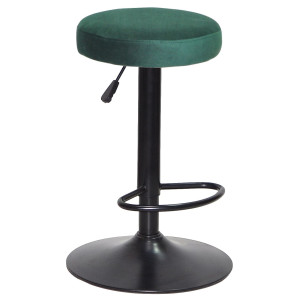 Барный стул Onder Mebli KEY BAR BK-BASE Зеленый B-1036 Бархат