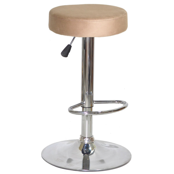 Барний стілець Onder Mebli KEY BAR CH-BASE Кавовий B-1042 Оксамит-0