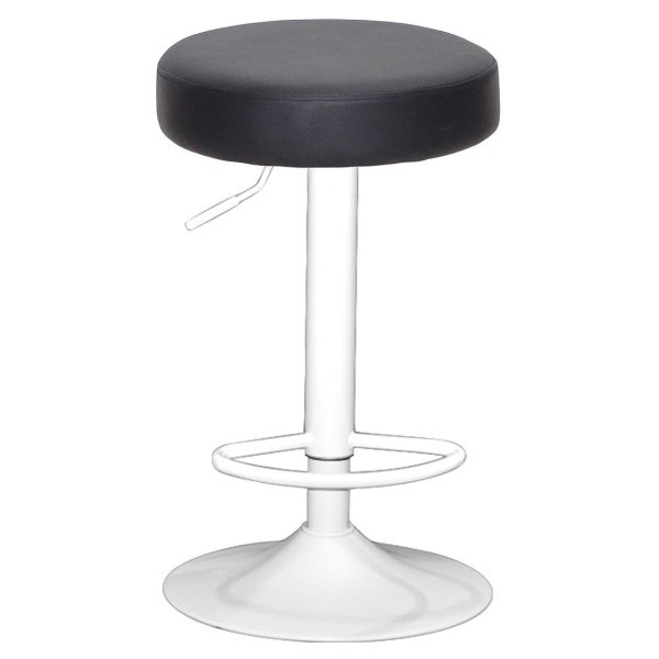 Барний стілець Onder Mebli KEY 385 BAR WT-BASE Чорний Екошкіра-0