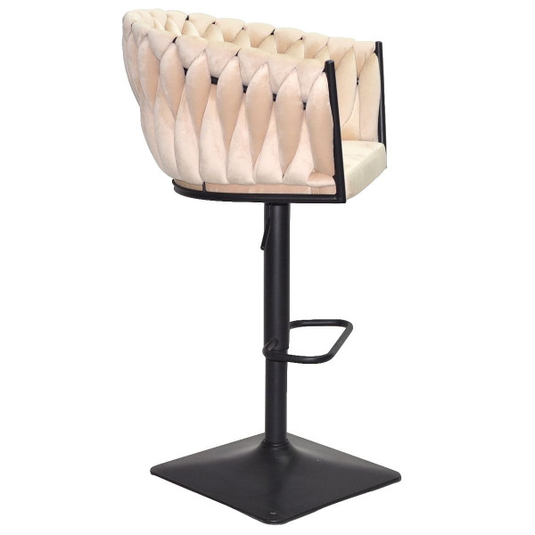 Барный стул Onder Mebli Lola BAR 4-BK-BASE Бежевый UC-902 Бархат-1