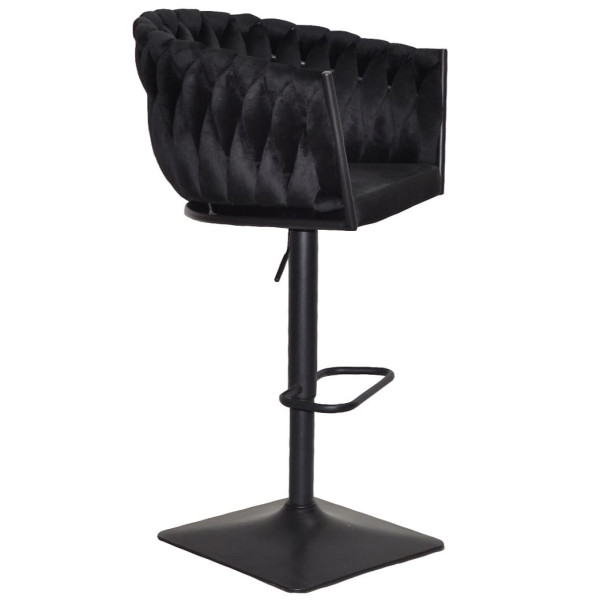 Барный стул Onder Mebli Lola BAR 4-BK-BASE Черный UC-904 Бархат-1