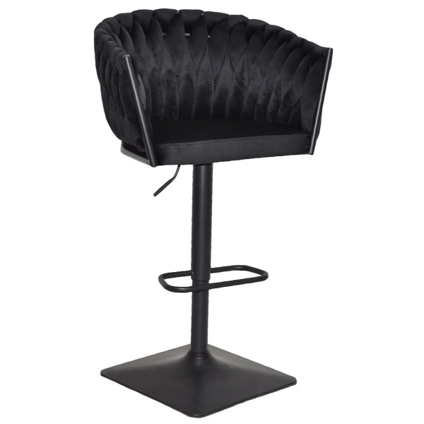 Барный стул Onder Mebli Lola BAR 4-BK-BASE Черный UC-904 Бархат-0