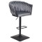 Барный стул Onder Mebli Lola BAR 4-BK-BASE Серый UC-901 Бархат-0-thumb