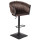 Барний стілець Onder Mebli Lola BAR 4-BK-BASE Шоколад UC-908 Оксамит