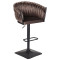 Барный стул Onder Mebli Lola BAR 4-BK-BASE Шоколад UC-908 Бархат-0-thumb