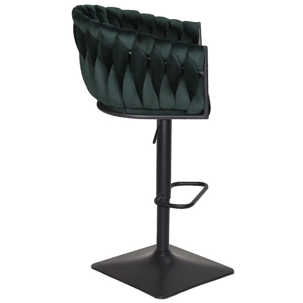 Барный стул Onder Mebli Lola BAR 4-BK-BASE Зеленый UC-905 Бархат-2