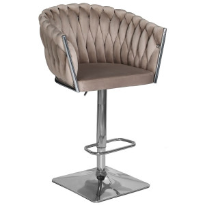 Барный стул Onder Mebli Lola BAR 4-CH-BASE Кофе UC-912 Бархат