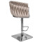 Барний стілець Onder Mebli Lola BAR 4-CH-BASE Кава UC-912 Оксамит-2-thumb
