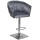 Барний стілець Onder Mebli Lola BAR 4-CH-BASE Сірий UC-901 Оксамит