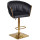 Барный стул Onder Mebli Lola BAR 4-GD-BASE Черный UC-904 Бархат