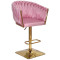 Барний стілець Onder Mebli Lola BAR 4-GD-BASE Фрез UC-906 Оксамит-0-thumb