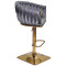 Барный стул Onder Mebli Lola BAR 4-GD-BASE Серый UC-901 Бархат-1-thumb