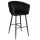 Барний стілець Onder Mebli Lola BAR 75-ML (BK) Чорний UC-904 Оксамит