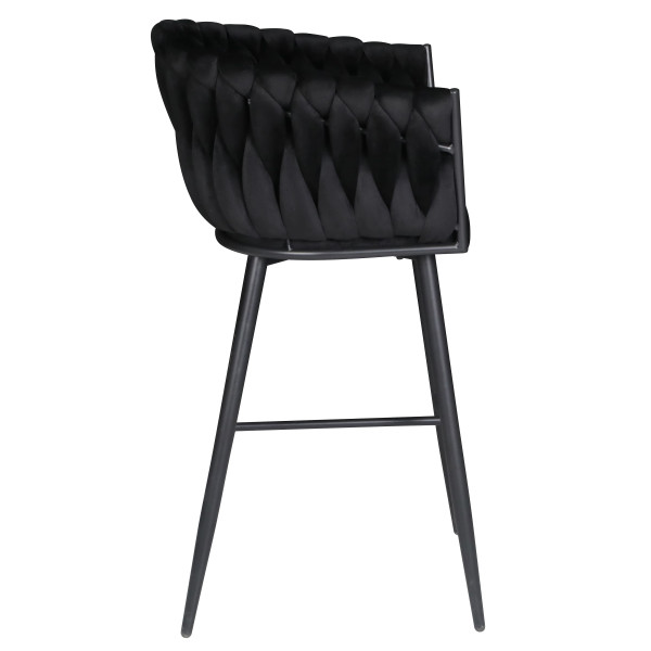 Барный стул Onder Mebli Lola BAR 75-ML (BK) Черный UC-904 Бархат-3