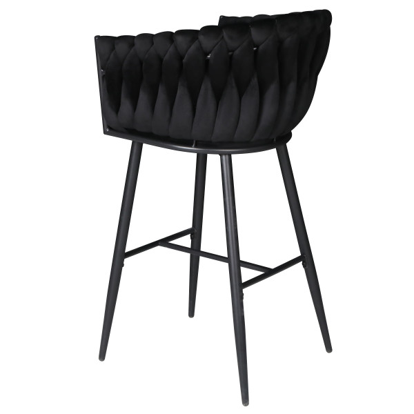 Барный стул Onder Mebli Lola BAR 75-ML (BK) Черный UC-904 Бархат-6